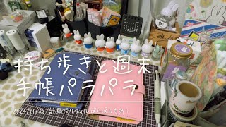 【手帳】持ち歩きのミニ6と週末手帳のミニ6をパラパラしました【最後の方雑音少し有り申し訳ございません】 [upl. by Lonni]