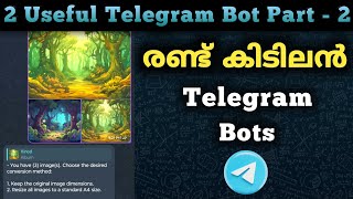 Useful Telegram Bots Malayalam  Telegram Bots Malayalam  Telegram  Part  2 [upl. by Atsirhc613]