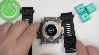 Amazfit Falcon  How to Change Straps  Swap Watch Bands [upl. by Ricker412]