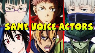 Jujutsu Kaisen All Characters Japanese Dub Voice Actors Seiyuu amp Same Anime Characters [upl. by Ailehs159]