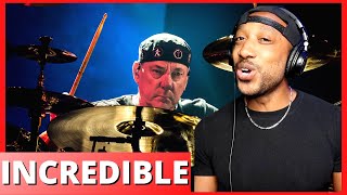 Professional Drummer Reacts Neil Peart Drum Solo Rush Live in Frankfurt [upl. by Adahsar]