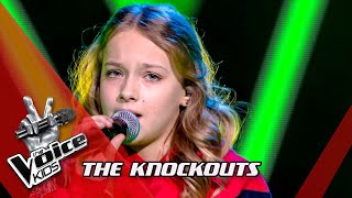 Klara  bury a friend  Knockouts  The Voice Kids  VTM [upl. by Enylrac797]