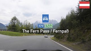 Driving in Austria The Fern Pass  Fernpaß B179 E532 [upl. by Notgnimer778]