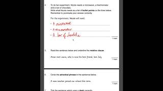 CGP KS2 SPAG SAT Buster Set A Test 3 walkthroughYear 6 SATs Punctuation and Grammar Revision [upl. by Firmin18]