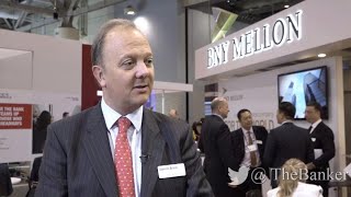 Dominic Broom BNY Mellon Treasury Services – View from Sibos 2017 [upl. by Kram]