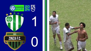 MAGEENSE 1X0 ZINZANE  CARIOCA SÉRIE B2  TAÇA MARACANÃ  6ª RODADA [upl. by Afatsom]