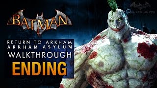 Batman Return to Arkham Asylum Ending  Jokers Party [upl. by Milt]