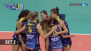 CLVolleyW  Match of the Week Highlights  Imoco Volley CONEGLIANO  SLIEDRECHT Sport [upl. by Lebatsirc]