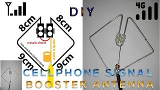 Homemade portable 4g LTE signal booster [upl. by Arocal]