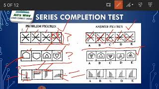 PMA Long Course 153Non Verbal Intelligence Test PreparationAnalogyseriesoddman [upl. by Atteirneh74]