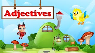 What Is an Adjective  Adjectives for Kids  How to Describe Nouns Using Adjectives [upl. by Alva265]