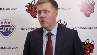 Cardiff Devils v Sheffield  Postgame Interview with Pete Russell  Nov 3rd 2024 [upl. by Tiffa]