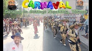 Carnaval de Santiago Zapotitlán Tláhuac 2024 [upl. by Zoubek]