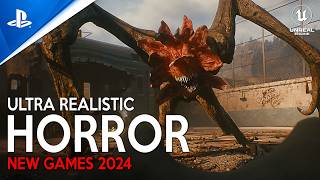 TOP 20 MOST REALISTIC Horror Games coming to PlayStation 5 in 2024 and 2025 [upl. by Zeculon]