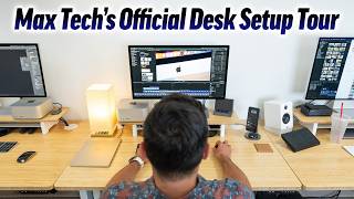 Max Tech Desk Setup Tour  Vernal Standing Desk amp Ergonomic Chair [upl. by Anerok128]