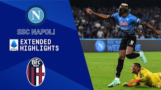 Napoli vs Bologna Extended Highlights  Serie A  CBS Sports Golazo [upl. by Atikal273]