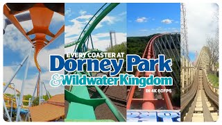 Every Roller Coaster at Dorney Park  4K 60FPS POVS [upl. by Gant]