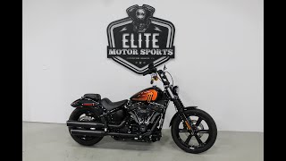 2022 Harley Davidson Street Bob 114 FXBBS ONLY 36 MILES Blacked Out 1868cc ABS Factory Security [upl. by Sacks343]