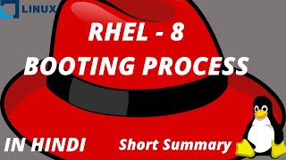 RHEL 8 Booting Process  Linux Booting Sequence  Short summary in Hindi  Red hat [upl. by Burns]