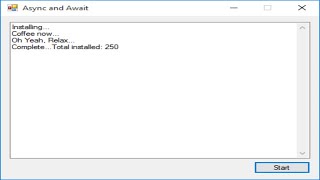 C Tutorial  Async Await CNET Winforms Application  FoxLearn [upl. by Hgielar]