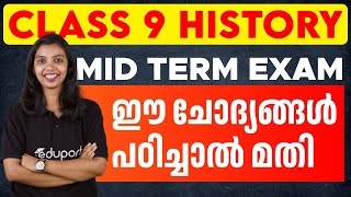 Class 9 History  Chapter 1  Important Questions  Mid Term Exam  Eduport [upl. by Maryanne]