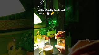 Coffee BooksHustle and Fun 💜viralshorts studymotivation coffeetrending books [upl. by Yspyg]