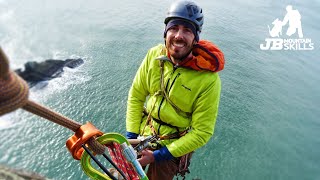 How to set up a retrievable abseil  rappel and some pro abseiling  rappelling tips [upl. by Jillayne]