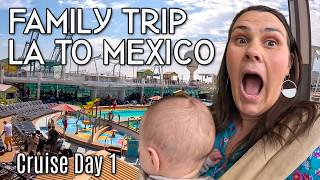 Lets Go on a Family Cruise LA to Mexico on Royal Caribbean Navigator of the Seas  Day 1 [upl. by Gallard]