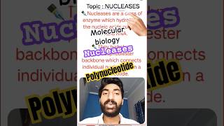 Nucleases  endonuclease and endonuclease by DSSir pwt biology molecularbiology mgkvp dssir [upl. by Vel]