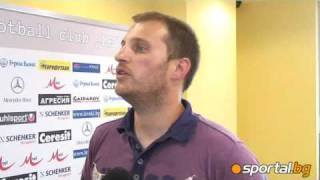 President of the SofiaWest to Sportal TV  part 1 [upl. by Tiduj591]