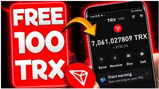 VERY FAST FREE TRX Mining Site 🔥 1 minute  100 Trx 🔥 Best Free Tron Mining site [upl. by Pen920]