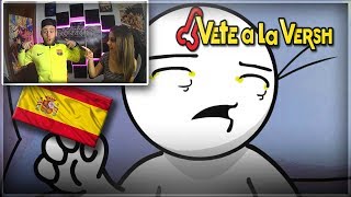 ESPAÑOLES REACCIONAN A VETE A LA VERSH HORRIBLE [upl. by Onailimixam]