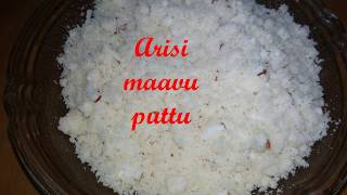 Arisi maavu puttu recipe in Tamil rice flour puttu in Tamil [upl. by Levenson390]