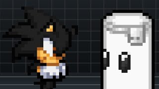 DANILO THE HEDGEHOG VS SANDBAG SPRITE ANIMATION [upl. by Florry274]