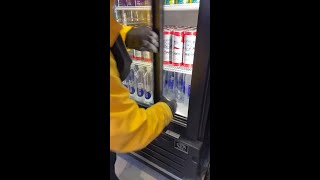 How cold at Arrowhead Watch this water bottle freeze in seconds [upl. by Asiak859]