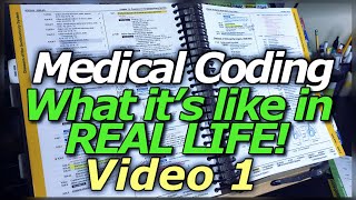 MEDICAL CODING IN REAL LIFE FOR AN OBGYN SPECIALTY CODER  EPISODE 1 [upl. by Eintruoc]