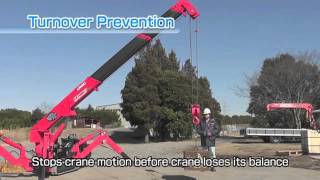 Features of UNIC mini spider cranes [upl. by Morty]