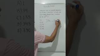 Fração Geratriz de uma Dízima Periódica Simples na forma Irredutível matemática fração shorts [upl. by Toni]