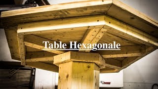 Table hexagonale comment je la fabrique [upl. by Seluj578]