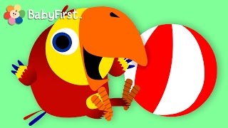 BabyFirstTV VoacabuLARRYo  ¿Qué es pelota Aprendizaje de vocabulario en inglés [upl. by Adalard]