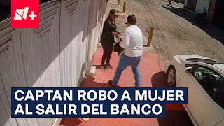 Así robaron miles de pesos a mujer que acababa de salir del banco  N [upl. by Nevah]