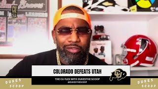 Colorado Defeats Utah The CU FLEX  Episode 3 with DukesTheScoop [upl. by Ahsieit671]