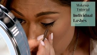 How to Apply Individual Lashes on Yourself [upl. by Adiol]