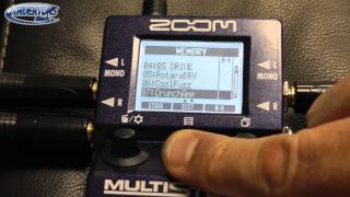 Zoom MS100BT Guitar Pedal Demo  Highlights [upl. by Waverly]