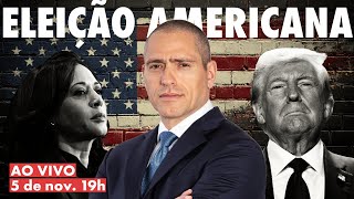 APURAÇÃO DA ELEIÇÃO AMERICANA  KAMALA HARRIS VS DONALD TRUMP  PROFESSOR HOC AO VIVO [upl. by Akinirt]