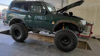 Nissan Patrol GR Y61 on 385 quot 💪 6 inch lift kit 💪 Project Loading [upl. by Womack503]