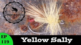 Fly Tying the Yellow Sally Isoperla Stonefly  Ep 119 Piscator Flies PF [upl. by Cammie142]