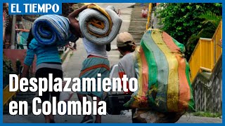 ONU detalla informe sobre el desplazamiento forzado en Colombia  El Tiempo [upl. by Melva122]