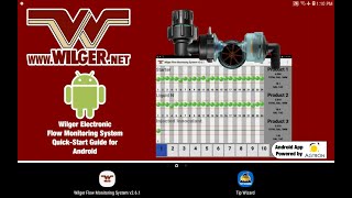 Wilger Electronic Flow Monitoring System  Quick Start App Setup [upl. by Joscelin]