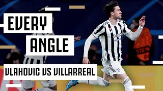 ⏱⚽ 33 SECOND Champions League Debut Goal  Dušan Vlahović vs Villarreal  EVERY ANGLE [upl. by Haidabej]